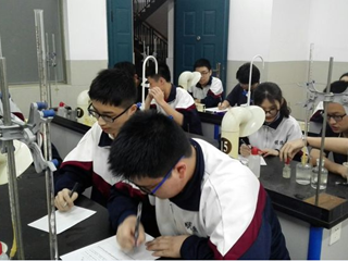 高二化学实验技能大赛精彩现场