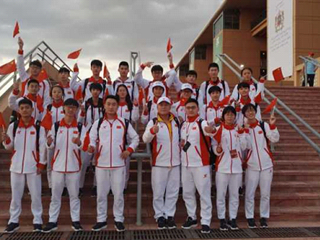 2018世界中学生运动会跆拳道比赛长沙市明德中学罗妙溢为中国队摘得铜牌